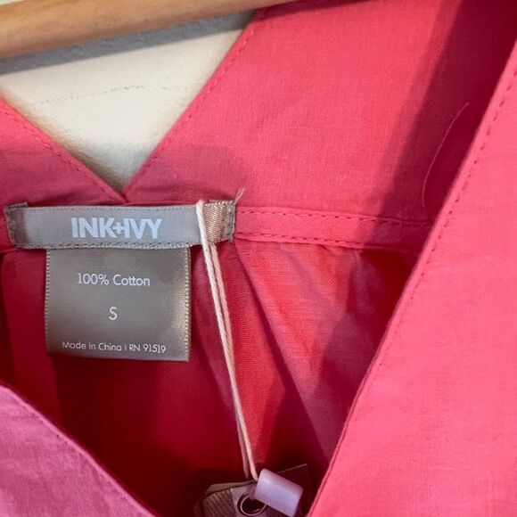 Ink + Ivy Women  Sleeveless Blouse Top Eyelet - Picture 3 of 9